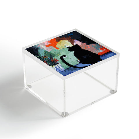 Ginette Fine Art Black Cat Acrylic Box