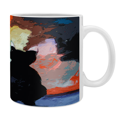 Ginette Fine Art Black Cat Coffee Mug