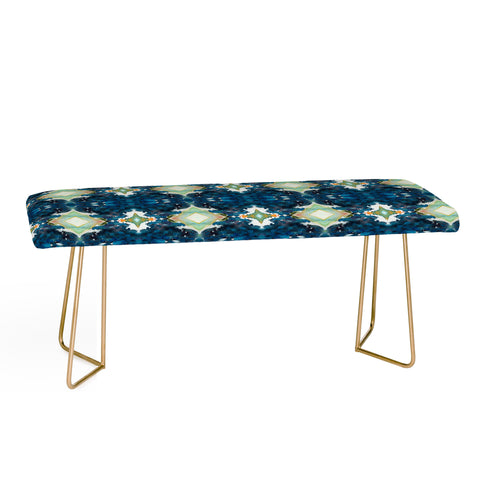 Ginette Fine Art Blueberries Bench