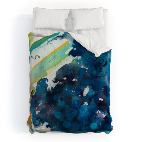 Ginette Fine Art Blueberries Comforter