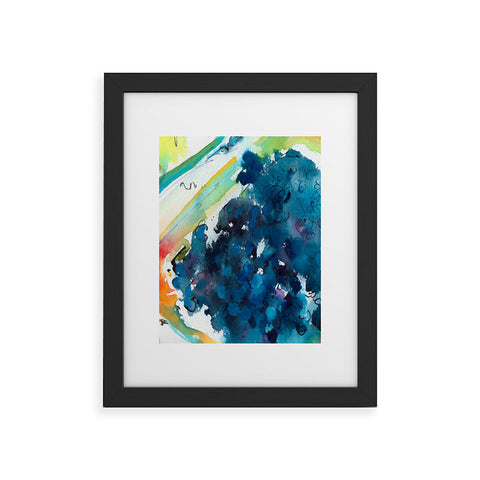 Ginette Fine Art Blueberries Framed Art Print