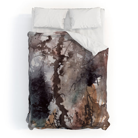 Ginette Fine Art Brown Grass Comforter