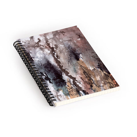 Ginette Fine Art Brown Grass Spiral Notebook