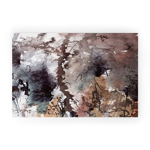 Ginette Fine Art Brown Grass Welcome Mat