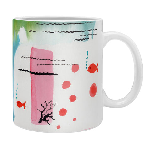 Ginette Fine Art Bubble Gum Tropics Coffee Mug