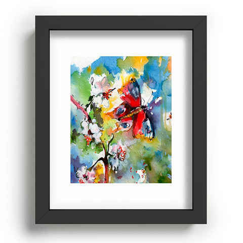 Ginette Fine Art Butterfly Flutter By Recessed Framing Rectangle