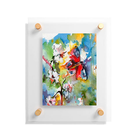 Ginette Fine Art Butterfly Flutter By Floating Acrylic Print