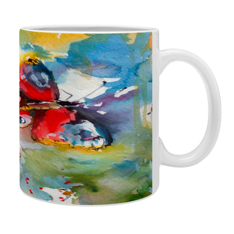 Ginette Fine Art Butterfly Flutter By Coffee Mug