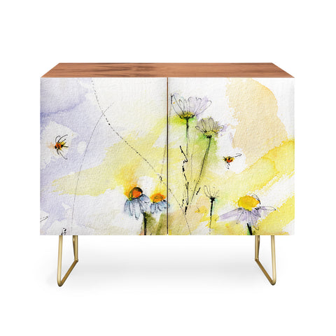 Ginette Fine Art Chamomile Song Credenza