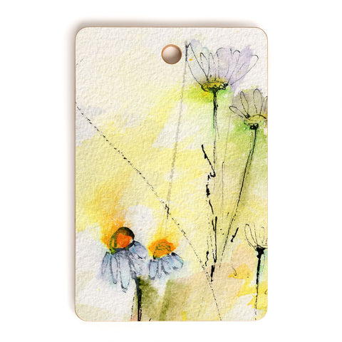 Ginette Fine Art Chamomile Song Cutting Board Rectangle