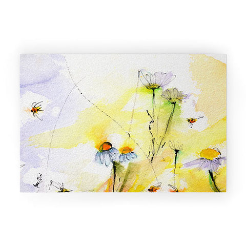 Ginette Fine Art Chamomile Song Welcome Mat