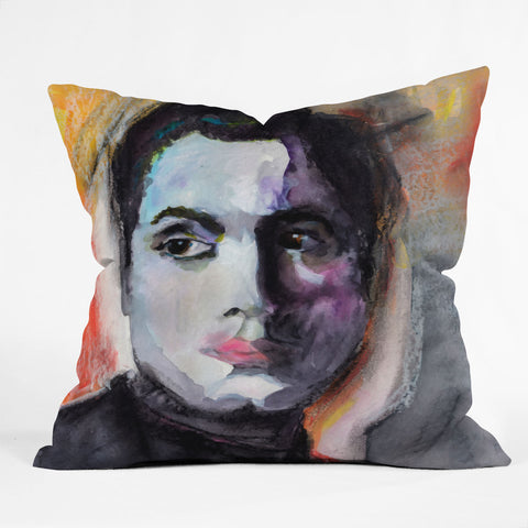 Ginette Fine Art Charles Boyer The Way I See Him 1 Outdoor Throw Pillow
