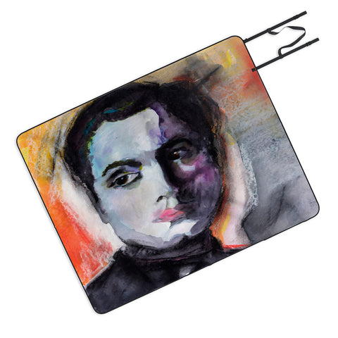 Ginette Fine Art Charles Boyer The Way I See Him 1 Picnic Blanket