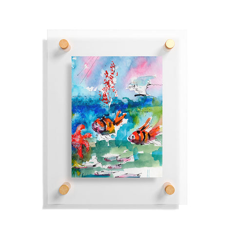 Ginette Fine Art Clownfish Floating Acrylic Print