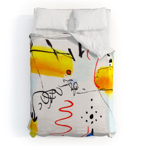 Ginette Fine Art Community Gathering Duvet Cover