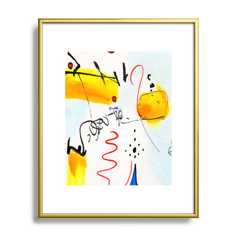 Ginette Fine Art Community Gathering Metal Framed Art Print