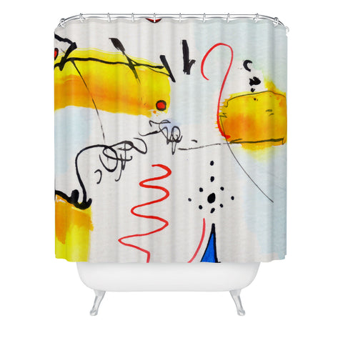 Ginette Fine Art Community Gathering Shower Curtain