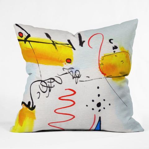 Ginette Fine Art Community Gathering Outdoor Throw Pillow