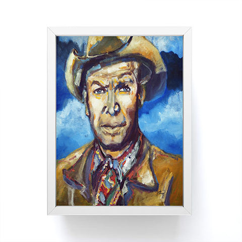 Ginette Fine Art Cowboy Framed Mini Art Print