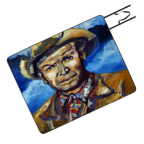 Ginette Fine Art Cowboy Picnic Blanket