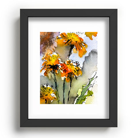 Ginette Fine Art Dandelions Recessed Framing Rectangle