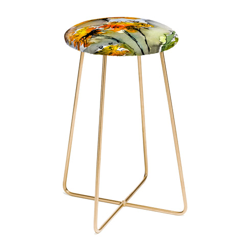 Ginette Fine Art Dandelions Counter Stool