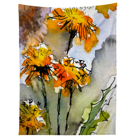 Ginette Fine Art Dandelions Tapestry
