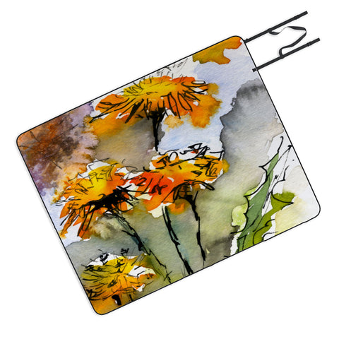 Ginette Fine Art Dandelions Picnic Blanket