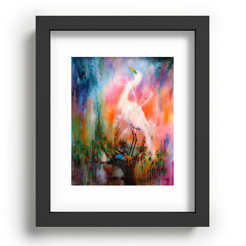 Ginette Fine Art Egret Dreams Recessed Framing Rectangle