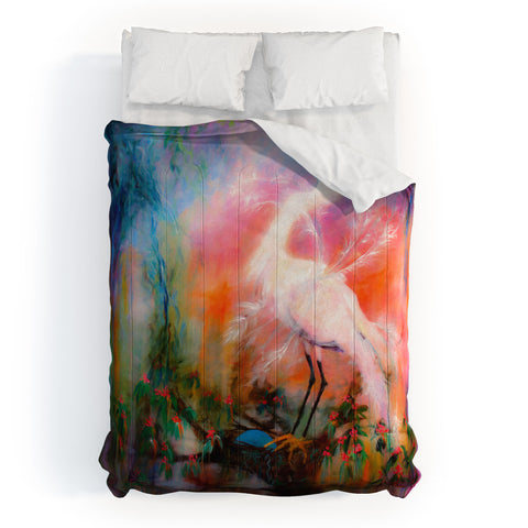 Ginette Fine Art Egret Dreams Comforter