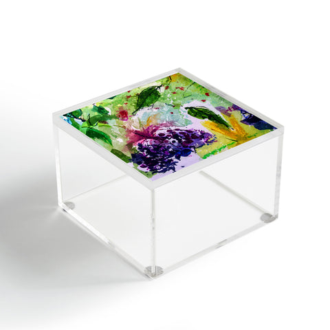 Ginette Fine Art Elder Berries Wild Fruit 2 Acrylic Box