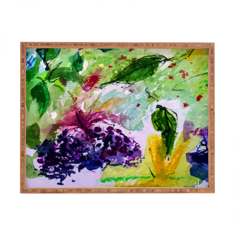 Ginette Fine Art Elder Berries Wild Fruit 2 Rectangular Tray