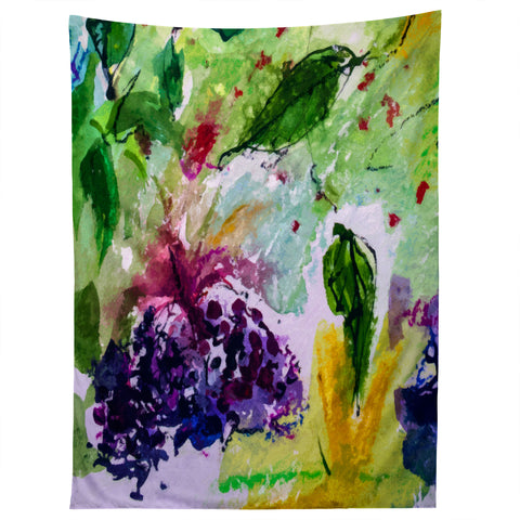 Ginette Fine Art Elder Berries Wild Fruit 2 Tapestry