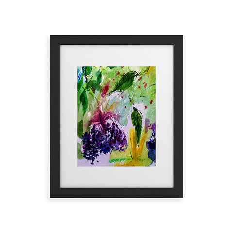 Ginette Fine Art Elder Berries Wild Fruit 2 Framed Art Print