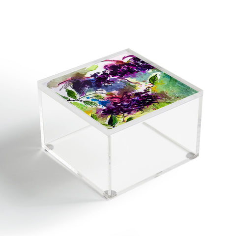 Ginette Fine Art Elder Berries Wild Fruit Acrylic Box
