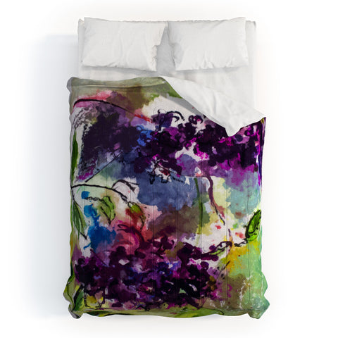 Ginette Fine Art Elder Berries Wild Fruit Comforter
