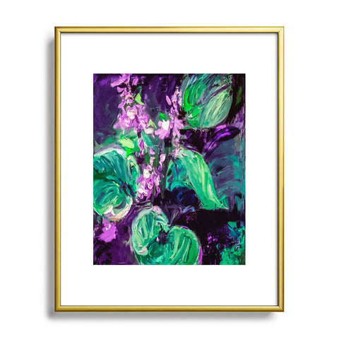 Ginette Fine Art Enigmatic Hosta Metal Framed Art Print