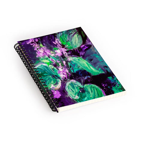 Ginette Fine Art Enigmatic Hosta Spiral Notebook