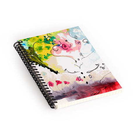 Ginette Fine Art Etude Number 2 Spiral Notebook