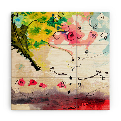 Ginette Fine Art Etude Number 2 Wood Wall Mural