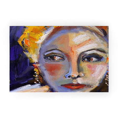 Ginette Fine Art Face 1 Welcome Mat