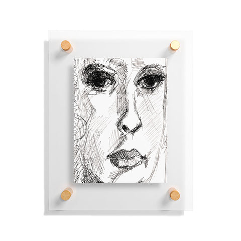 Ginette Fine Art Face 2 Floating Acrylic Print