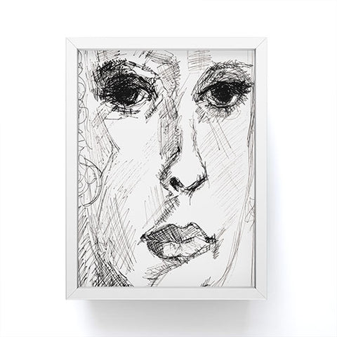 Ginette Fine Art Face 2 Framed Mini Art Print