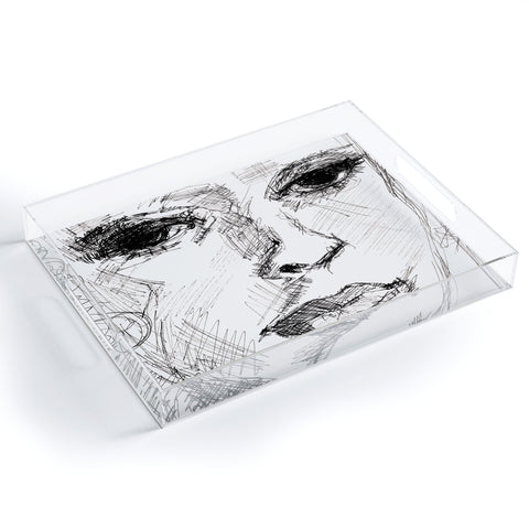 Ginette Fine Art Face 2 Acrylic Tray
