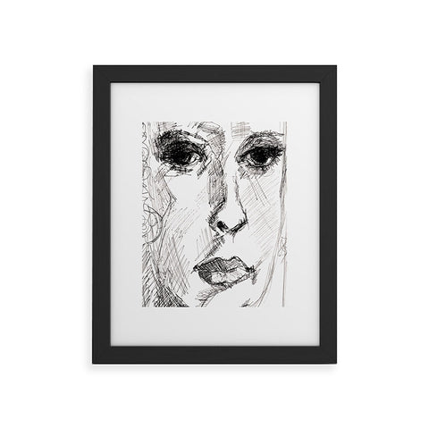 Ginette Fine Art Face 2 Framed Art Print
