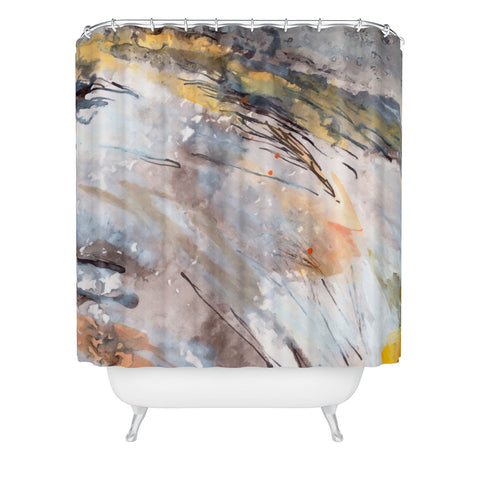 Ginette Fine Art Feathers In The Wind Shower Curtain
