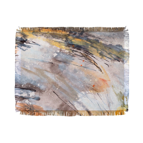 Ginette Fine Art Feathers In The Wind Throw Blanket