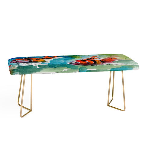 Ginette Fine Art Fish Parade Bench
