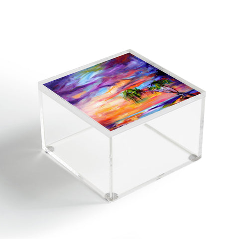 Ginette Fine Art Florida Palms Beach Acrylic Box