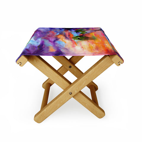Ginette Fine Art Florida Palms Beach Folding Stool